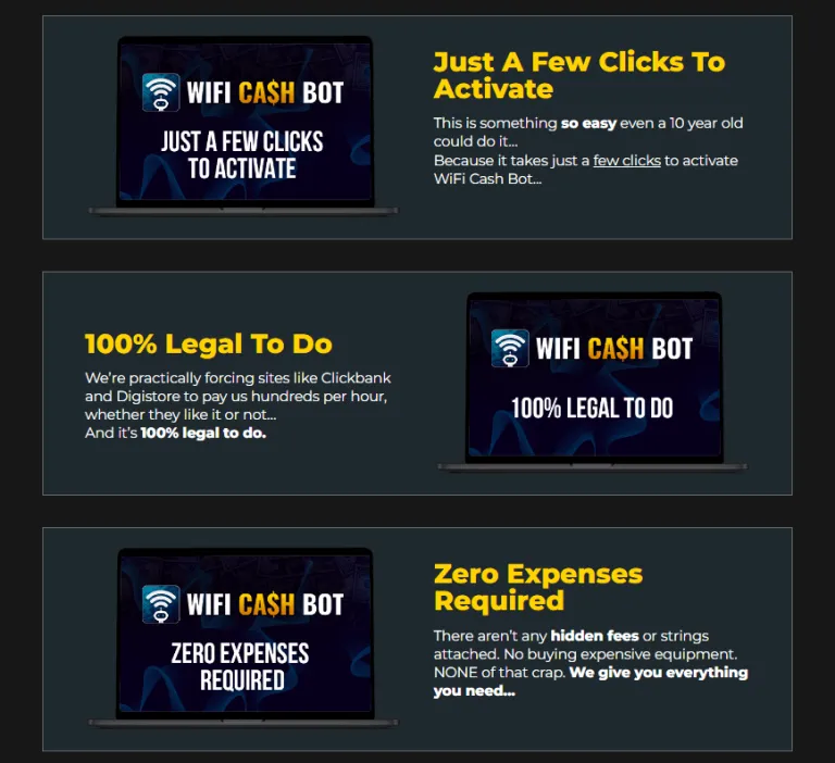 WiFi Cash Bot just fiew clicks